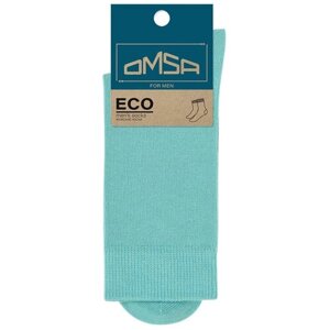 Мужские носки Omsa, 1 пара, классические, нескользящие, размер 39-41(25-27), голубой