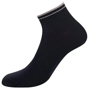 Мужские носки Omsa, 1 пара, укороченные, нескользящие, размер 39-41, черный