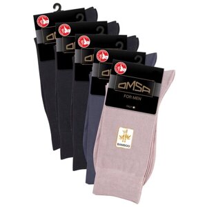 Мужские носки Omsa, 5 пар, 5 уп., классические, размер 45-47, мультиколор