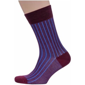 Мужские носки Sergio di Calze, 1 пара, классические, размер 27, бордовый