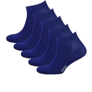 Мужские носки STATUS, 5 пар, укороченные, размер 27, синий