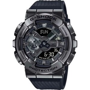 Наручные часы CASIO Casio GM-110BB-1A, черный, серый