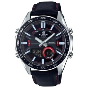 Наручные часы CASIO EFV-C100L-1A, красный, серебряный