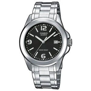 Наручные часы CASIO MTP-1215A-1A, серебряный, черный