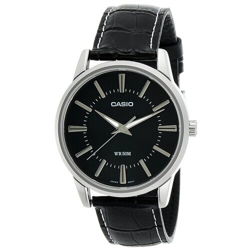 Наручные часы CASIO MTP-1303L-1A, черный, серебряный