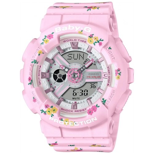Наручные часы CASIO Наручные часы Casio Baby-G BA-110LSB-4A, розовый