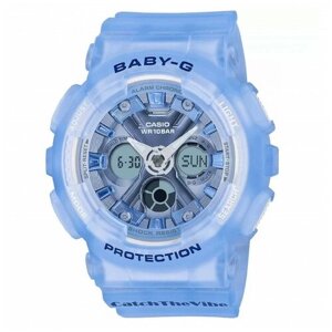 Наручные часы CASIO Наручные часы Casio Baby-G BA-130CV-2A, голубой, синий