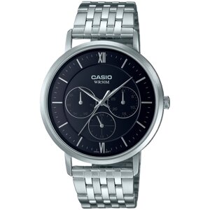 Наручные часы CASIO Наручные часы Casio MTP-B300D-1A, черный, серебряный