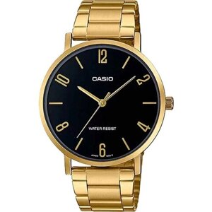 Наручные часы CASIO Наручные часы CASIO MTP-VT01G-1B2, золотой, черный