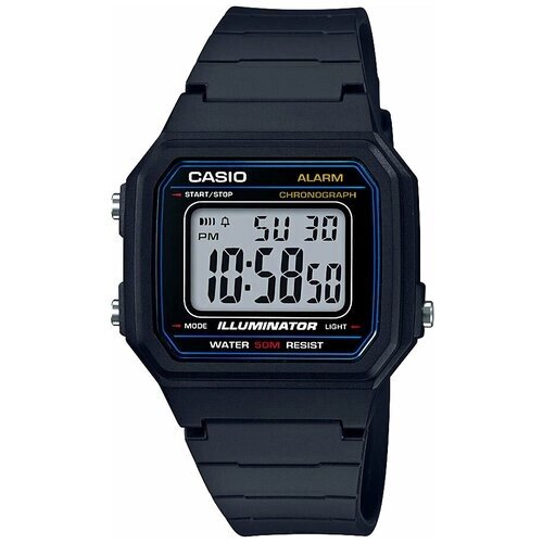 Наручные часы CASIO W-217H-1A, черный