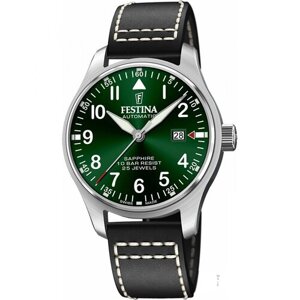 Наручные часы FESTINA Наручные часы Festina F20151.2, зеленый, серебряный