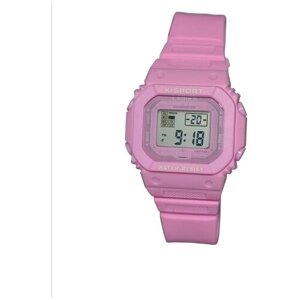 Наручные часы Lasika Электронные спортивные наручные часы Lasika с секундомером, подсветкой, защитой от влаги и ударов, розовый