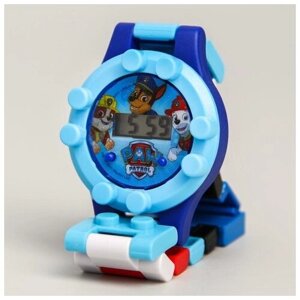 Наручные часы LEGO, корпус пластик, ремешок пластик, голубой