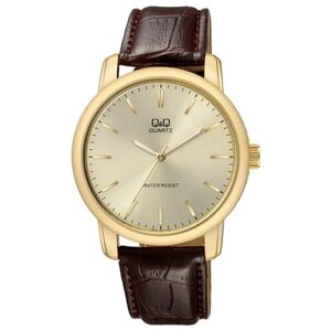 Наручные часы Q&Q Q868 J100, коричневый