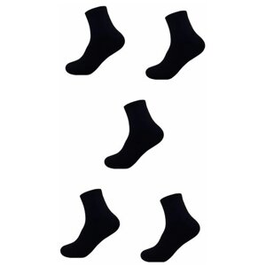 Носки NAITIS, утепленные, махровые, 5 пар, размер 20-22, черный