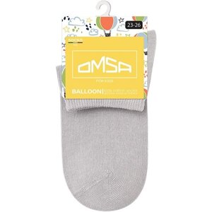 Носки Omsa детские, нескользящие, размер 35-38(20-22), серый