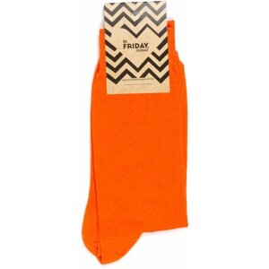 Носки унисекс St. Friday, 1 пара, классические, размер 38-41, оранжевый