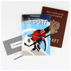 Обложка для паспорта Dreammart, голубой, мультиколор