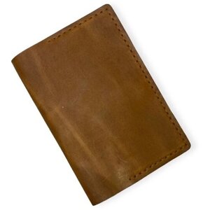Обложка для паспорта , натуральная кожа, коричневый