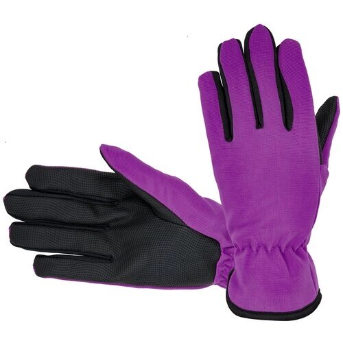 Перчатки 4hands, с утеплением, размер 8, фиолетовый