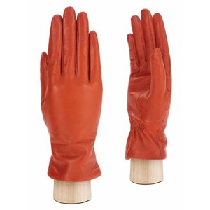 Перчатки ELEGANZZA зимние, натуральная кожа, подкладка, размер 7, красный