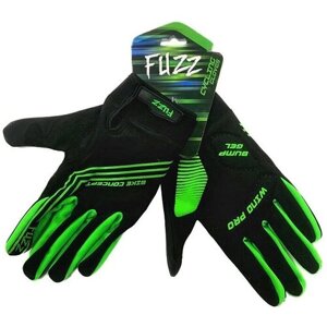 Перчатки FUZZ, зеленый, черный