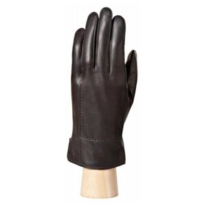 Перчатки LABBRA, демисезон/зима, натуральная кожа, подкладка, размер 9, черный