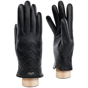 Перчатки LABBRA, демисезон/зима, подкладка, размер 7(S), черный