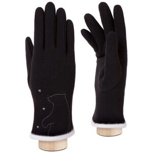 Перчатки LABBRA зимние, подкладка, размер 7.5(M), черный
