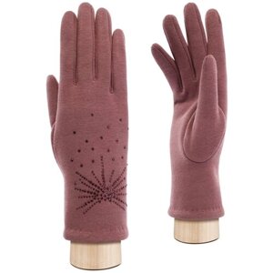 Перчатки LABBRA зимние, подкладка, размер 7.5(M), розовый