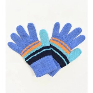Перчатки Margot Bis демисезонные, размер 12, голубой