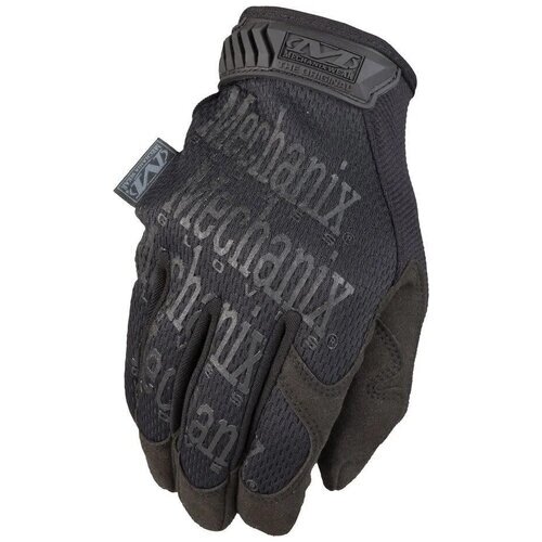 Перчатки Mechanix, без швов, регулируемые манжеты, плоские швы, размер XL, черный