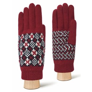 Перчатки Modo Gru зимние, подкладка, вязаные, размер L, красный, синий
