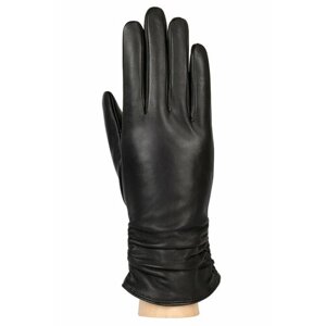 Перчатки Montego, демисезон/зима, натуральная кожа, размер 7, черный