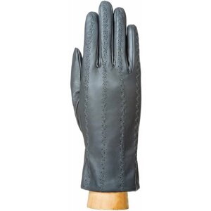 Перчатки Montego, натуральная кожа, размер 8, серый