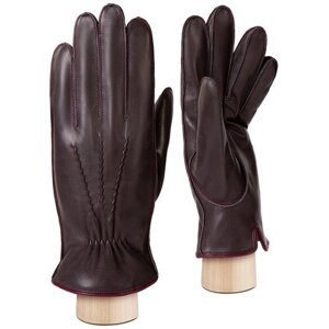 Перчатки мужские кожаные ELEGANZZA, размер 8.5(S), серый