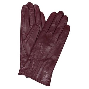Перчатки Pitas, демисезон/зима, натуральная кожа, размер 7.5, бордовый