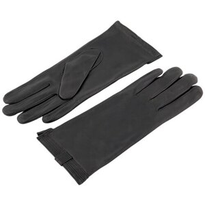 Перчатки Pittards демисезонные, натуральная кожа, размер 8.0, черный