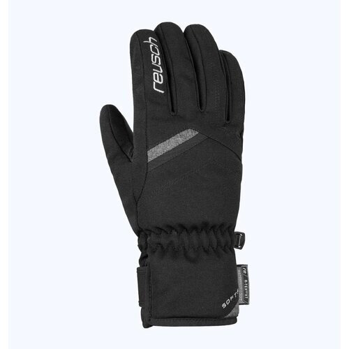 Перчатки Reusch, размер 6, серый, черный