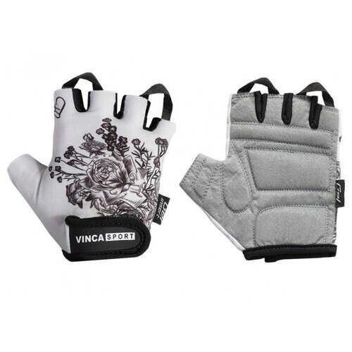 Перчатки Vinca Sport для девочек, размер L, серый
