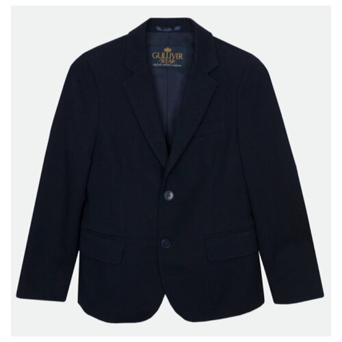 Пиджак синий из твида Gulliver 200GSBC4803 размер 158