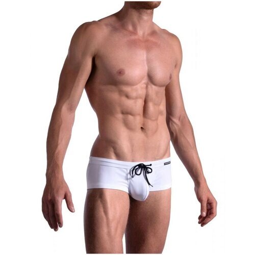 Плавки-боксеры "M2194 - Beach Hot Pants White"Manstore / Белый / Размер M