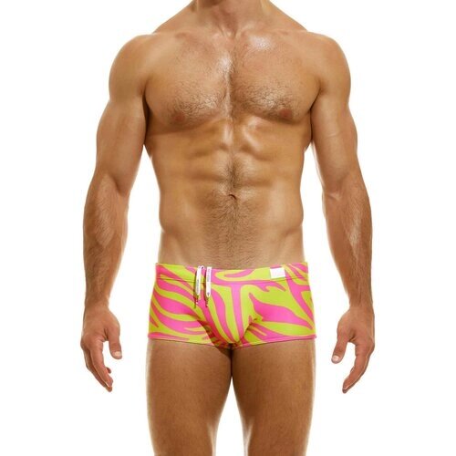 Плавки-боксеры "Tiger Brazil Cut Boxer - Yellow Neon"Modus Vivendi / Желтый / Размер XL