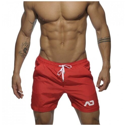 Плавки-шорты "Basic Addicted Swim Long Short - Red"Addicted / Красный / Размер XL