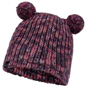 Шапка вязаная с флисом детская Buff Hat Knitted Polar Lera Purple