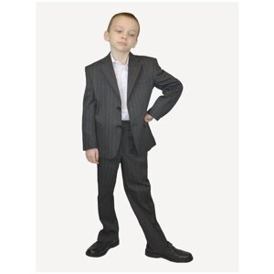 Школьная форма TUGI, пиджак и брюки, размер 122, серый