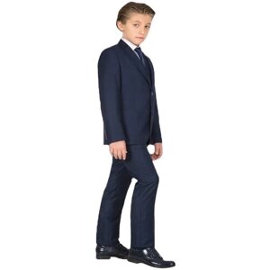 Школьная форма TUGI, пиджак и брюки, размер 152, синий