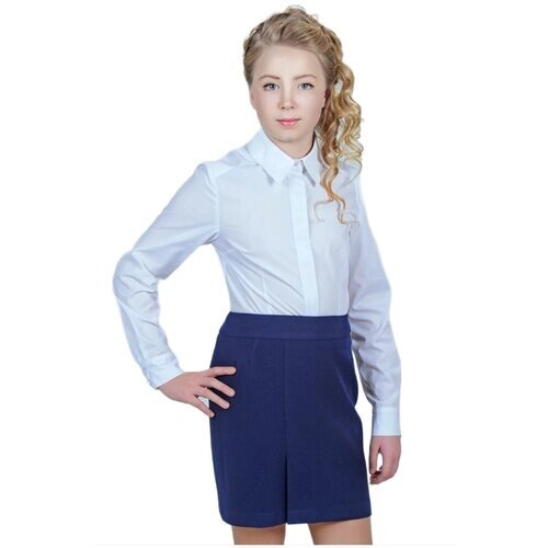 Школьная юбка Инфанта, мини, размер 164/84, синий