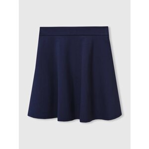 Школьная юбка UNITED COLORS OF BENETTON, плиссированная, мини, размер 130 (M), синий