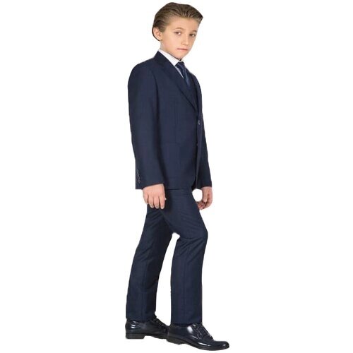 Школьный костюм тройка для мальчика TUGI арт. 540-2 синий (164 см (14 лет